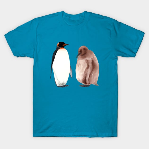 King penguins T-Shirt by Lara Plume